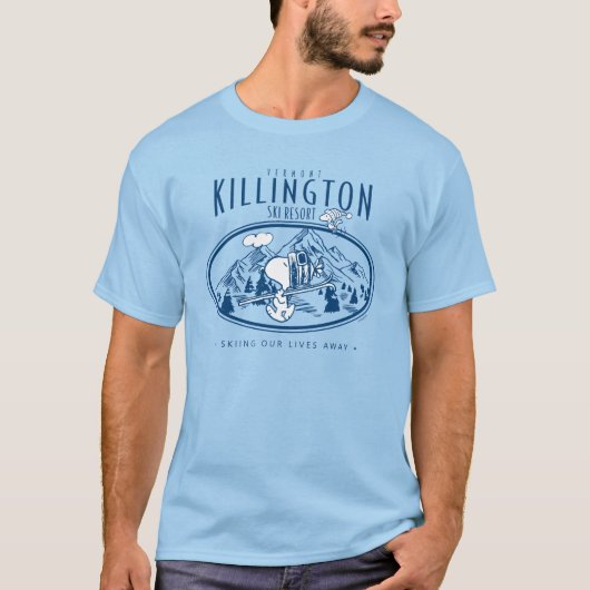 Erdnüsse | Killington Ski Resort Vermont T-Shirt (Vorderseite)