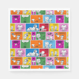 ERDNÜSSE Klassisches Comic-Muster Serviette