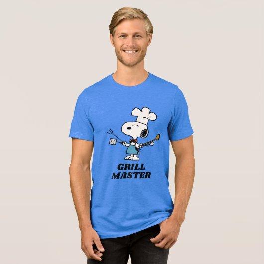 Erdnüsse | Koch Snoopy Tri-Blend Shirt (Vorderseite voll)