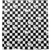 Erdnüsse | Kontrollflagge Duschvorhang (Vorderseite)