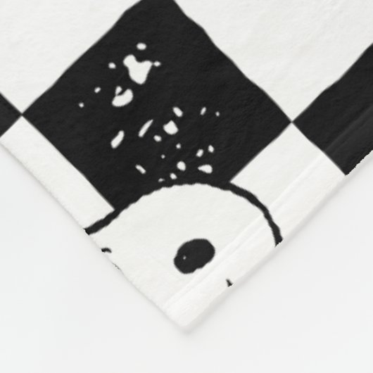 Erdnüsse | Kontrollflagge Fleecedecke (Ecke)