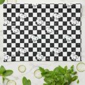 Erdnüsse | Kontrollflagge Geschirrtuch (Gefaltet)