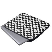 Erdnüsse | Kontrollflagge Laptopschutzhülle (Vorne Knopf)