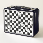 Erdnüsse | Kontrollflagge Metall Brotdose (Rückseite)