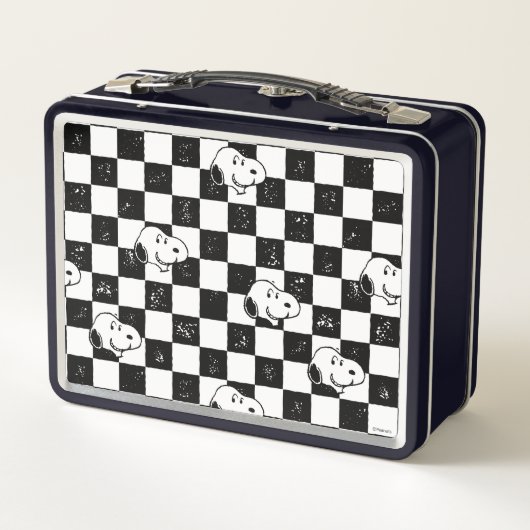 Erdnüsse | Kontrollflagge Metall Brotdose (Rückseite)