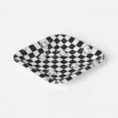 Erdnüsse | Kontrollflagge Pappteller (Gewinkelt)