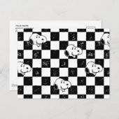 Erdnüsse | Kontrollflagge Postkarte (Vorne/Hinten)