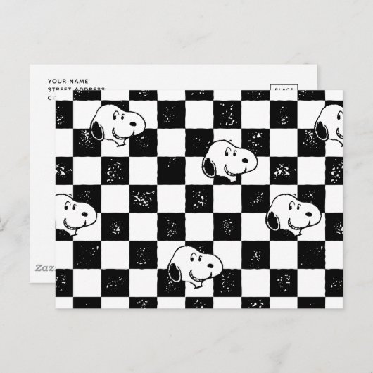 Erdnüsse | Kontrollflagge Postkarte (Vorne/Hinten)