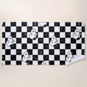 Erdnüsse | Kontrollflagge Strandtuch (Vorderseite)