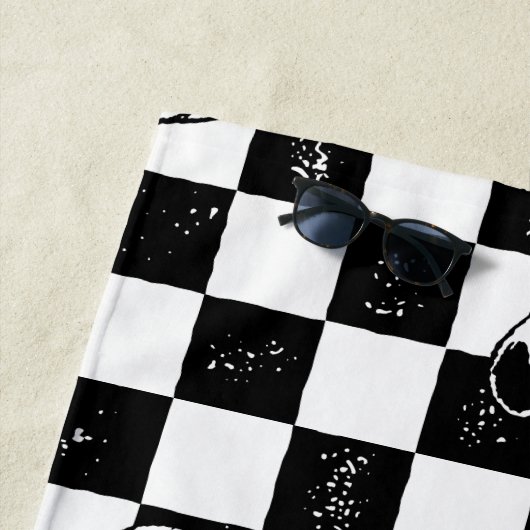 Erdnüsse | Kontrollflagge Strandtuch (Beispiel)