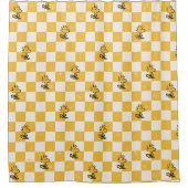 Erdnüsse | Kontrollierte Holzflagge Duschvorhang (Vorderseite)