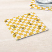 Erdnüsse | Kontrollierte Holzflagge Rechteckiger Pappuntersetzer (angewinkelt)