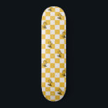 Erdnüsse | Kontrollierte Holzflagge Skateboard<br><div class="desc">Karo dieses lustige Design aus Erdnüssen mit Woodstock.</div>