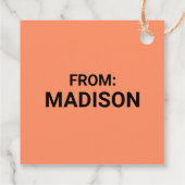 Erdnüsse - LIEBE Geschenkanhänger (Rückseite)