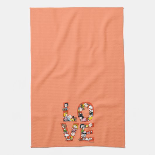 Erdnüsse - LIEBE Geschirrtuch (Vertikal)