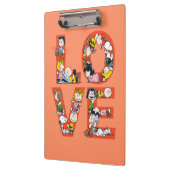 Erdnüsse - LIEBE Klemmbrett (Links)