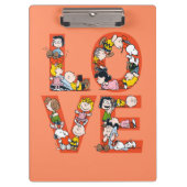 Erdnüsse - LIEBE Klemmbrett (Vorderseite)