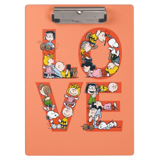 Erdnüsse - LIEBE Klemmbrett (Vorderseite)