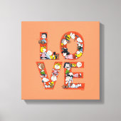 Erdnüsse - LIEBE Leinwanddruck (Vorderseite)