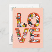 Erdnüsse - LIEBE Postkarte (Vorne/Hinten)