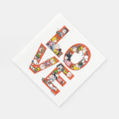 Erdnüsse - LIEBE Serviette (Ecke)