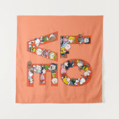 Erdnüsse - LIEBE Wandteppich (Vorderseite (Horizontal))