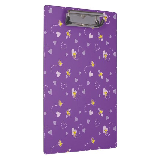 Erdnüsse | Lila Holzherz Klemmbrett (Rechts)