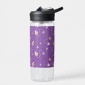 Erdnüsse | Lila Holzherz Trinkflasche (Links)