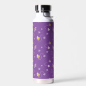 Erdnüsse | Lila Holzherz Trinkflasche (Links)