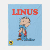 Erdnüsse | Linus Blanket Smile Fleecedecke (Vorderseite)