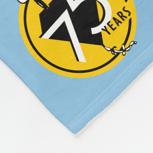 Erdnüsse | Linus Blanket Smile Fleecedecke (Ecke)