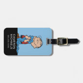 Erdnüsse | Linus Blanket Smile Gepäckanhänger (Vorderseite horizontal)