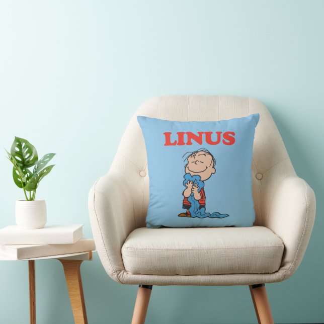 Erdnüsse | Linus Blanket Smile Kissen (Stuhl )