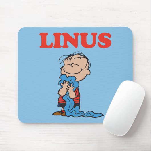 Erdnüsse | Linus Blanket Smile Mousepad (Mit Mouse)
