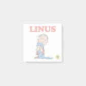Erdnüsse | Linus Blanket Smile Post-it Klebezettel (Vorderseite)