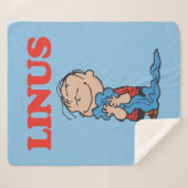 Erdnüsse | Linus Blanket Smile Sherpadecke (Vorderseite (Horizontal))