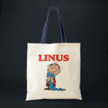 Erdnüsse | Linus Blanket Smile Tragetasche<br><div class="desc">Karo dieses lustige Design von Peanuts mit Linus.</div>