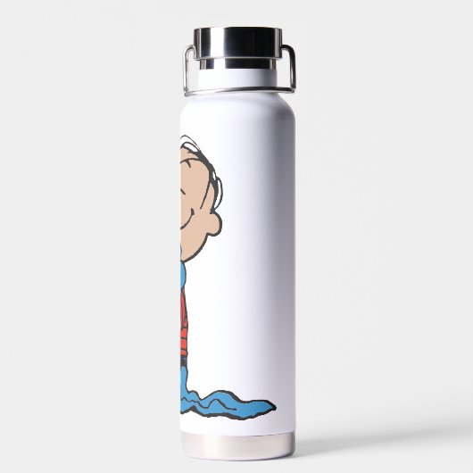 Erdnüsse | Linus Blanket Smile Trinkflasche (Rückseite)