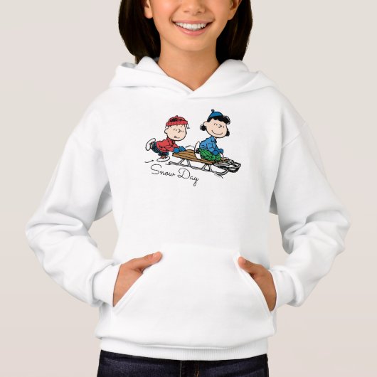 Erdnüsse | Linus & Lucy Sled Riding Hoodie (Vorderseite)