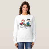 Erdnüsse | Linus & Lucy Sled Riding Sweatshirt (Vorne ganz)