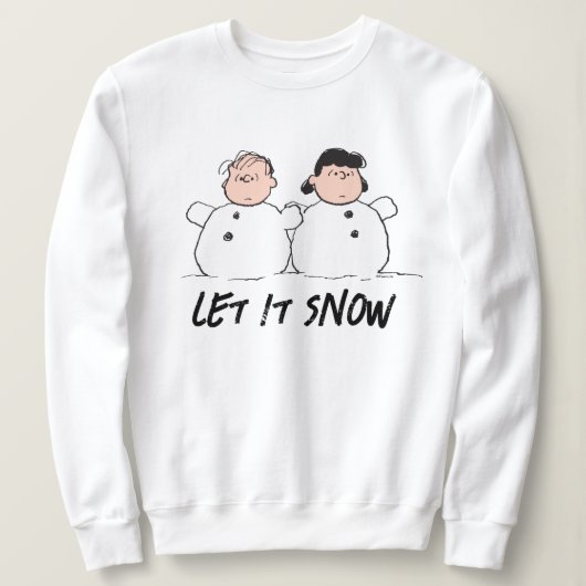 Erdnüsse | Linus & Lucy Snowmen Sweatshirt (Design vorne)