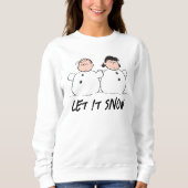 Erdnüsse | Linus & Lucy Snowmen Sweatshirt (Vorderseite)
