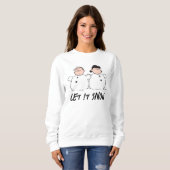 Erdnüsse | Linus & Lucy Snowmen Sweatshirt (Vorne ganz)