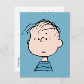 Erdnüsse | Linus Portrait Postkarte (Vorne/Hinten)
