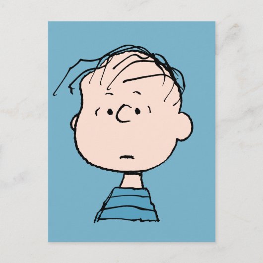 Erdnüsse | Linus Portrait Postkarte (Vorderseite)