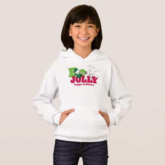 Erdnüsse | Linus & Snoopy Be Jolly Hoodie (Vorne ganz)