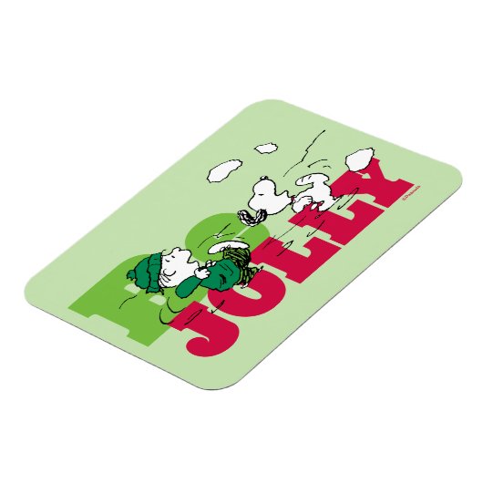 Erdnüsse | Linus & Snoopy Be Jolly Magnet (Linke Seite)