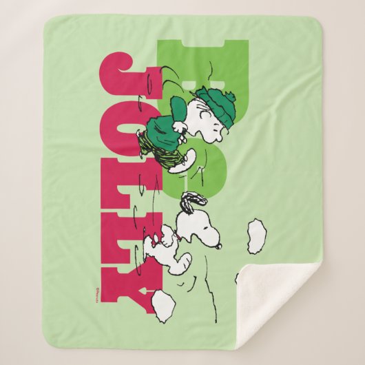 Erdnüsse | Linus & Snoopy Be Jolly Sherpadecke (Vorderseite)