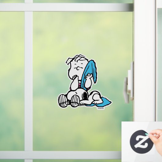 Erdnüsse | Linus & Snoopy Fensteraufkleber (Zuhause)