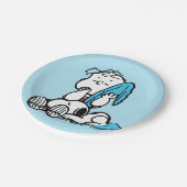 Erdnüsse | Linus & Snoopy Pappteller (Schrägansicht)